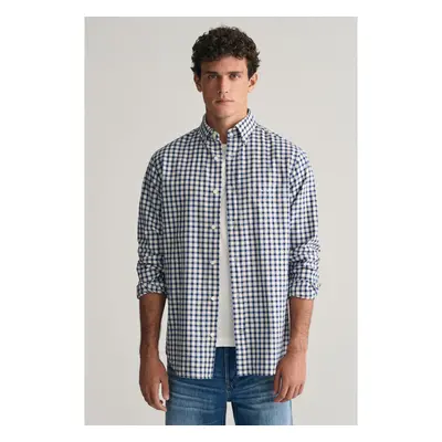 KOŠILE GANT REG ARCHIVE OXFORD CHECK SHIRT DEEP BLUE 87744180