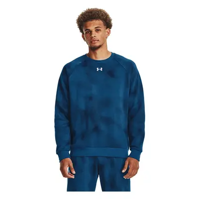 Mikina Under Armour Rival Fleece Printed Crew Varsity Blue M 91030169