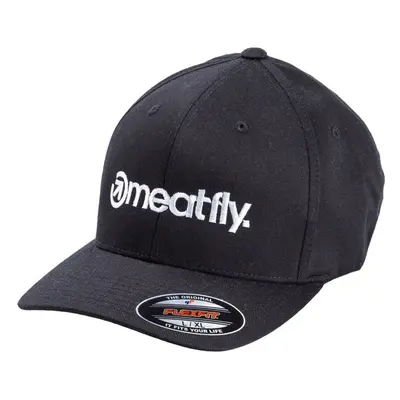 Kšiltovka Meatfly Brand Flexfit černá 91784456