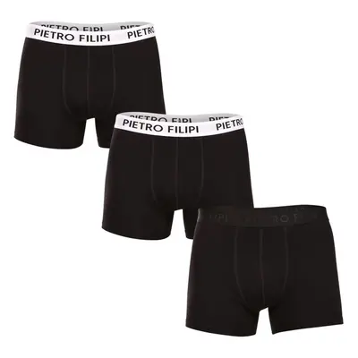 3PACK pánské boxerky Pietro Filipi černé (3BCL007) 92408718