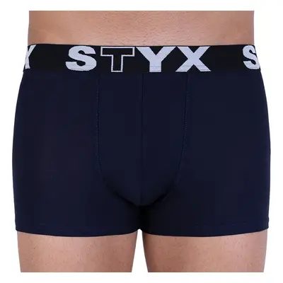 Pánské boxerky Styx sportovní guma tmavě modré (G963) 46429940