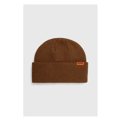 Čepice Butter Goods Tall Wharfie Beanie hnědá barva, BGQ3235803 86772504