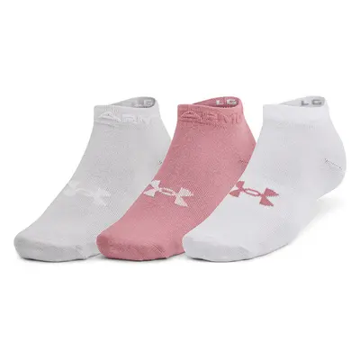 Ponožky Under Armour Essential Low Cut 3-Pack Pink Elixir S 90447013