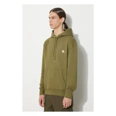 Bavlněná mikina Maison Kitsuné Chillax Patch Regular Hoodie pánská, 92784906