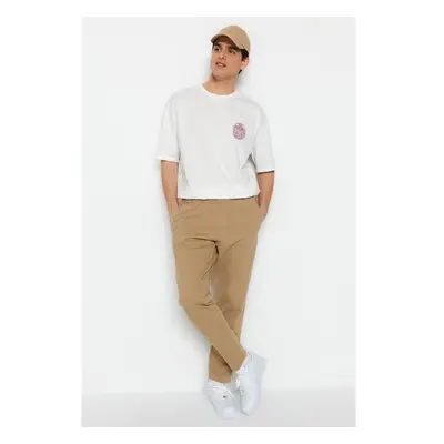 Trendyol Camel Regular Fit Gabardine Trousers 91243919