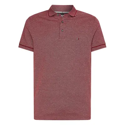 Tommy Hilfiger Polo shirt - MOULINE TIPPED SLIM POLO red 95272371