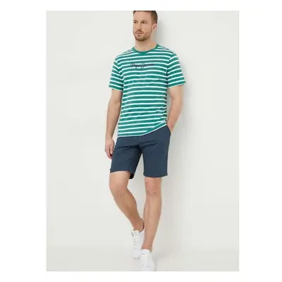 Bavlněné tričko Pepe Jeans STRIPED EGGO zelená barva, PM509407 90099853