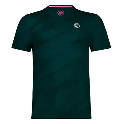 Pánské tričko BIDI BADU Ikem Tech Tee Dark Green 92689590