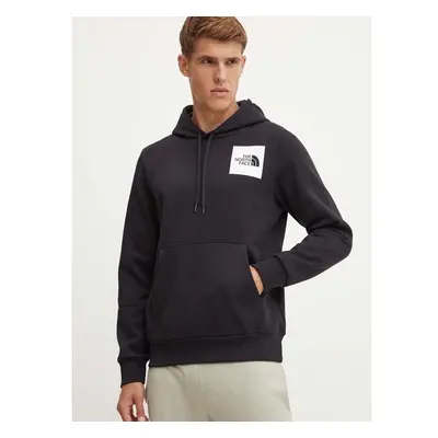 Mikina The North Face Fine Hoodie pánská, černá barva, s kapucí, s 95326132