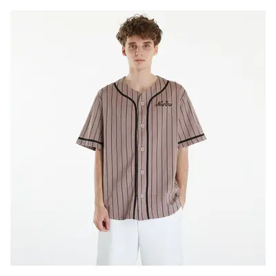 Tričko New Era Pinstripe Jersey Ash Brown/ Black S 91902536