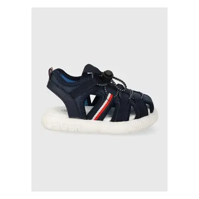 Dětské sandály Tommy Hilfiger tmavomodrá barva 89804056