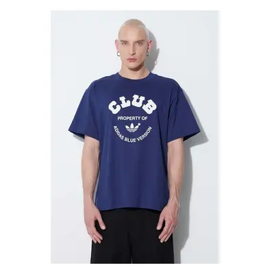 adidas Originals Bavlněné tričko adidas Club Tee IA2459 tmavomodrá 84006018