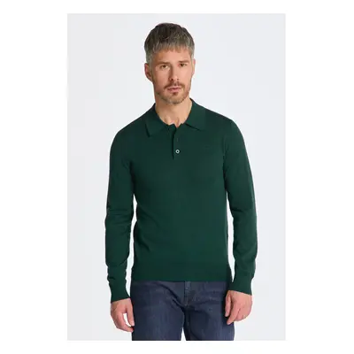 SVETR GANT FINE COTTON POLO TARTAN GREEN 84606492