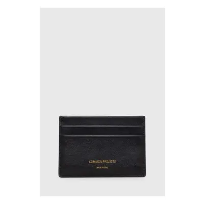 Kožené pouzdro na karty Common Projects Multi Card Holder černá barva, 91877048