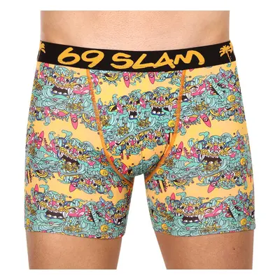 Pánské boxerky 69SLAM fit island of paradise dylan (MBYISP-PO) 82444318