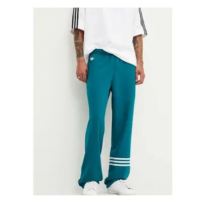 Tepláky adidas Originals Neuclassics tyrkysová barva, s aplikací, 94245755