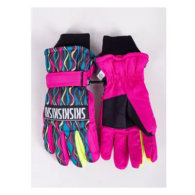 Yoclub Kidss Childrens Winter Ski Gloves REN-0243G-A150 75184022