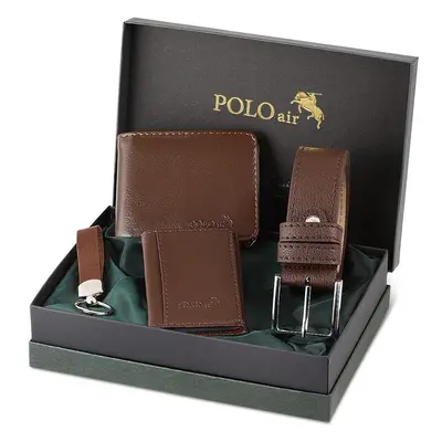 Polo Air Peněženka - Hnědá - Jednobarevná 84656565