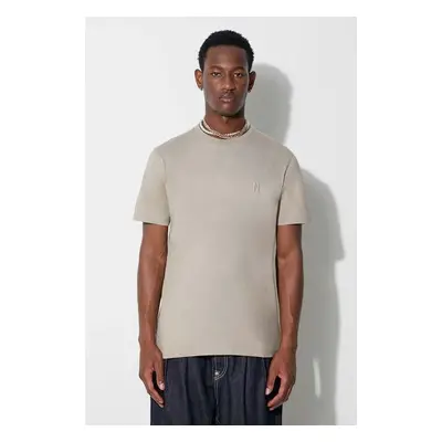 Bavlněné tričko Norse Projects Johannes Organic N Logo T-shirt béžová 85333004