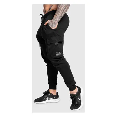 Pánské tepláky Iron Aesthetics Cargo Joggers, černé 90633420