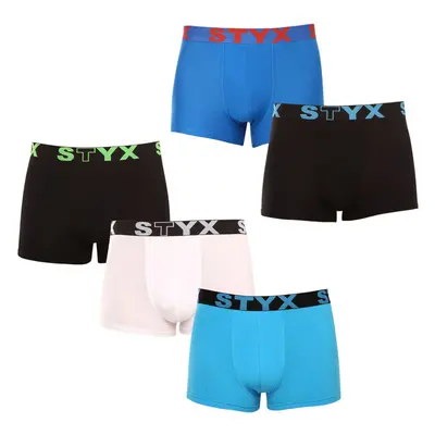 5PACK pánské boxerky Styx sportovní guma vícebarevné (5G0912179) 91074732