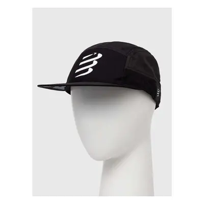 Kšiltovka Compressport 5 Panel Light Cap černá barva, vzorovaná, 91487365