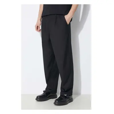 Kalhoty Vans Premium Standards Pleat Front Pant LX pánské, černá barva 91586594