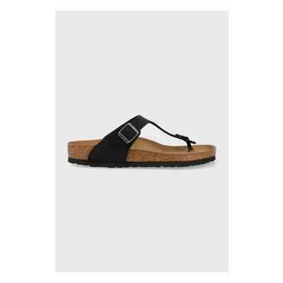 Žabky Birkenstock GIZEH BS pánské, černá barva, 1020380 84011041