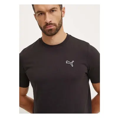 Bavlněné tričko Puma BETTER ESSENTIALS černá barva, 675977 95765160