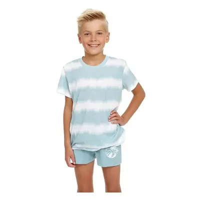 DN Nightwear Dětské pyžamo Zen Ombre modré 78433954