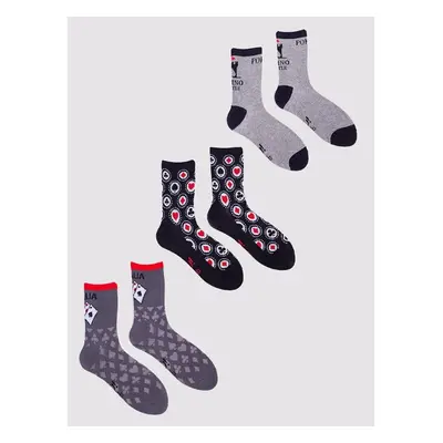 Yoclub Mans Mens Socks 3-Pack SKA-0071F-AA00-002 84990909