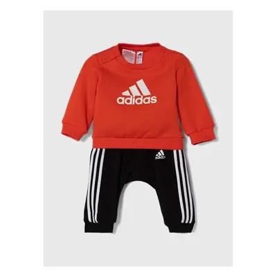 Kojenecká tepláková souprava adidas červená barva 88323011