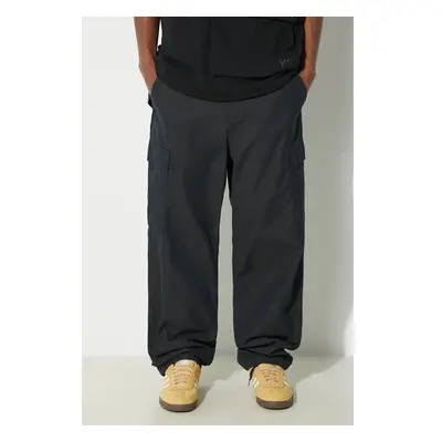 Kalhoty Human Made Cargo Pants pánské, černá barva, jednoduché, 91586401