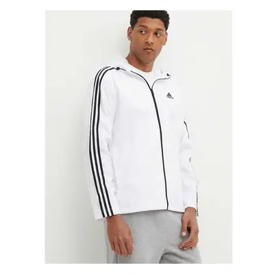 Bunda adidas Essentials pánská, bílá barva, přechodná, IB0382 93457229