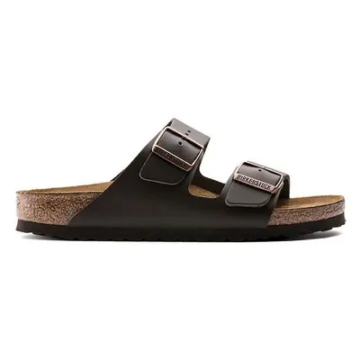 Kožené pantofle Birkenstock Arizona pánské, hnědá barva, 51101 84010932