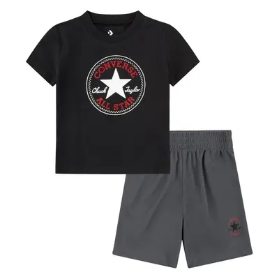 Converse ss tee & mesh short set BLACK 95812460