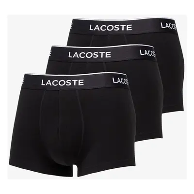 Boxerky LACOSTE 3-Pack Casual Cotton Stretch Boxers Black 76695673