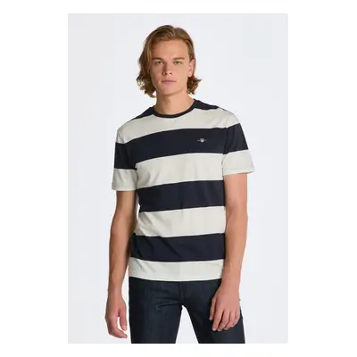 TRIČKO GANT BAR STRIPE SS T-SHIRT EGGSHELL 85175872