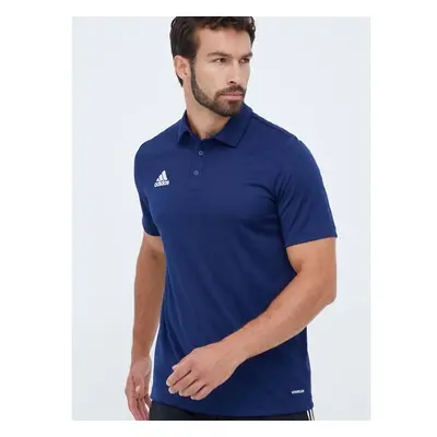 Tréninkové polo tričko adidas Performance Entrada 22 tmavomodrá barva, 85293137