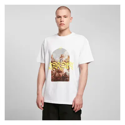 Tričko Urban Classics Pray Painting Oversize Tee White M 87308696