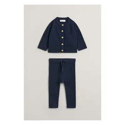 DĚTSKÝ SET GANT CARDIGAN AND PANT GIFT SET EVENING BLUE 89383086