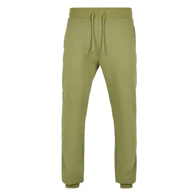 Pánské tepláky Urban Classics Organic Basic Sweatpants - zelené 60179344