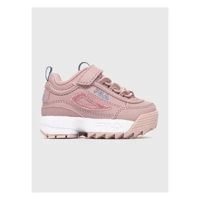 Dětské sneakers boty Fila růžová barva 85558514