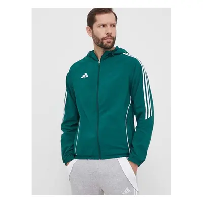 Tréninková bunda adidas Performance Tiro24 zelená barva, přechodná, 91546883