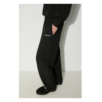 Kalhoty MKI MIYUKI ZOKU Tencel Trousers pánské, černá barva, 94874752