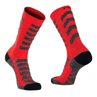 Cyklistické ponožky NorthWave Husky Ceramic High Sock Red/Black 92855915