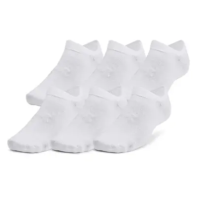 Ponožky Under Armour Essential No Show 6pk White 95319179