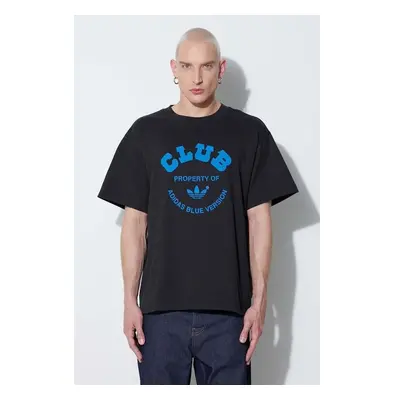 Bavlněné tričko adidas adidas Originals Club Tee černá barva, s 85071935