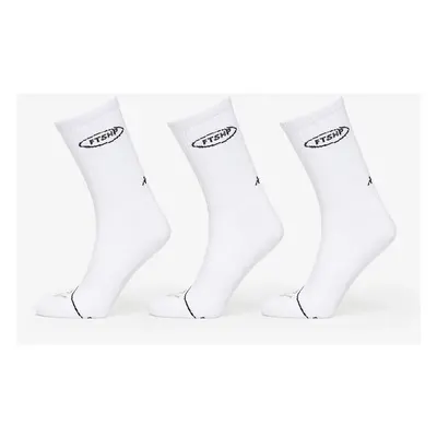 FTSHP Ponožky Footshop Basic But Not Basic Socks 3-Pack White 36-38 85572012