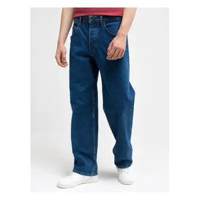 Big Star Mans Loose Trousers Denim 190058 Dark Denim-500 88373518